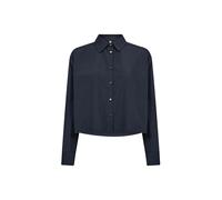 Blusentop SOYACONCEPT "Soya Concept Shirt SC-NETTI", Damen, Gr. XXL, 6910 navy, Obermaterial: 53% Polyester, 47% Baumwolle, Blusen Blusentop (48043143-XXL) 6910 navy