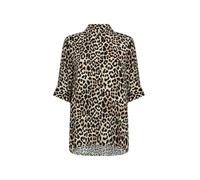 Blusentop SOYACONCEPT "Soya Concept Shirt SC_PIETTA", Damen, Gr. XS, 8008c sand combi, Obermaterial: 100% Viskose, Blusen Blusentop (74319759-XS) 8008c sand combi