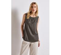 Street One Damen Blusentop mit Raffung