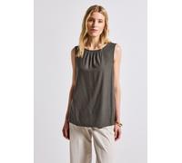 Street One Blusentop 3411873 Damen mit Raffung Nomad Brown Größe 42