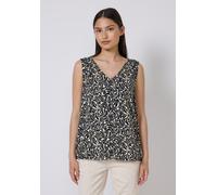 Street One Studio Damen F345744 Gemustertes Blusentop, Light Sunstone Beige, 38