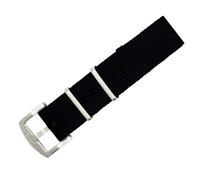 BluShark Original Premium Nylon Uhrenarmband - Edelstahl Schnalle mit mehreren Größen & Premium Styles, Ersatz Uhrenarmbänder für Männer & Frauen, Ballistic Military Wasserdicht, 24mm Premium Brushed