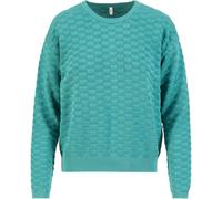 Blutsgeschwister Chic Promenade Damen Pullover diamond knit petrol XL