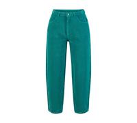 blutsgeschwister Cordhose High Waist Olotte (M001263-130-02243) emerald feather corduroy green