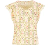 Blutsgeschwister Damen Charming Heart T-Shirt (Größe L, beige)