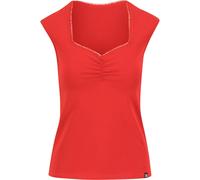Blutsgeschwister Damen Let Romance Rule T-Shirt (Größe L, rot)