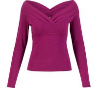 Blutsgeschwister Damen Lovebirds Kiss Longsleeve (Größe M, pink)