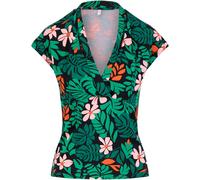 Blutsgeschwister Damen Mon Cher Cache-cœur T-Shirt (Größe M, gruen)