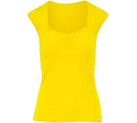 BLUTSGESCHWISTER Damen Top Let Romance Rule (001231-266) S Gelb