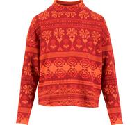 Blutsgeschwister Warm UP Turtle Damen Pullover après glam red M