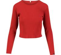 Blutsgeschwister Feels Like ME Damen Langarmshirt scarlet dahlia red XS