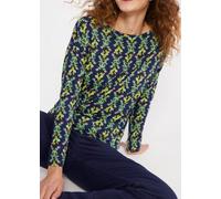 Blutsgeschwister Gemustertes Longsleeve Carry Me Home Hot Spring Flower (Grün) L