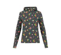 blutsgeschwister Hoodie Scuba Duba (MPR001211-127-005) grid of flowers