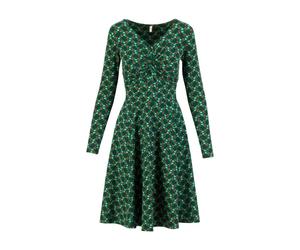 Blutsgeschwister Jerseykleid Hot Knot - shimmering night flower XS