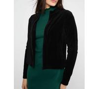 Blutsgeschwister Jolly Cord Zip Up Jacke aus Bio-Baumwolle Fine Needle Black (Schwarz) L