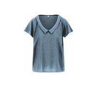 Blutsgeschwister Kurzarm-Bluse Feed the Birds in clear and pure like water 352376 001231-173-0533-S 4064769143787 Blutsgeschwister S