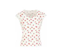 Blutsgeschwister Kurzarm Shirt Charming Heart in cherry print memory Gr. S 363583 001261-714-01980-S 4069531074931 Blutsgeschwister S