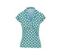 Blutsgeschwister Kurzarm Shirt Mon Cher Cache-Cœur in Color greek summer, Gr.S 354188 001241-343-1046-S 4064769237936 Blutsgeschwister S