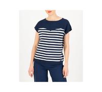 Blutsgeschwister KurzarmShirt New Wave Pinup in inky blue stripe 352370 001231-163-0540-S 4064769143305 Blutsgeschwister S
