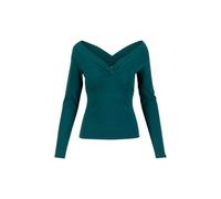 Blutsgeschwister Longsleeve Lovebirds Kiss - teal pearl XS