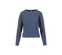 Blutsgeschwister Stereo Rainbow Crew Damen Longsleeve ahoy, sailor blue stripes M