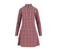 Blutsgeschwister Midi- Kleid honest heart in pied-de-poule red - MIT POLOKRAGEN! 348986 001203-335-002-S 4051479966607 Blutsgeschwister S