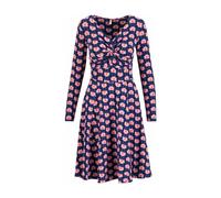 Blutsgeschwister Midi- Kleid Hot Knot in daydream flower Gr. S 362440 001253-120-01682-S 4064769997809 Blutsgeschwister S
