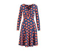 Blutsgeschwister Midi- Kleid Hot Knot in sweet flaming flower Gr. S 356636 001243-120-1157-S 4064769841829 Blutsgeschwister S