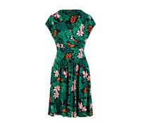 Blutsgeschwister Midi- Kleid La Vie est belle en été in dreaming under palm leaf Gr. S 363562 001261-331-02147-S 4069531078908 Blutsgeschwister S