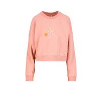 Blutsgeschwister Pullover Crew Core - happy beach palms pink XS