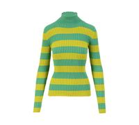 blutsgeschwister Rollkragenpullover Jazz & Chill Out (M001253-181-01993) stripe of desire green