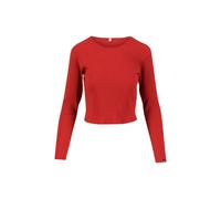 Blutsgeschwister Feels Like ME Damen Langarmshirt scarlet dahlia red M