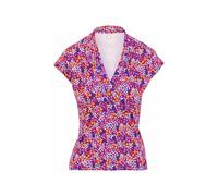 Blutsgeschwister Shirt Mon Cher Cache-Cœur in reef meadow Gr. S 360893 001251-334-01555-S 4064769946890 Blutsgeschwister S