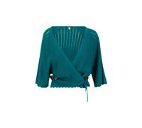 blutsgeschwister Sommer Cardigan Fairy Wrap (M001251-140-01552) wetland green knit