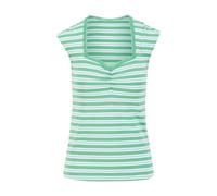 blutsgeschwister Sommer Top Let Romance Rule (M001251-050-01415) caravan stripes green