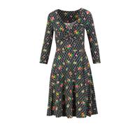 blutsgeschwister Sommerkleid hot knot 3/4 arm (MPR001211-125-005) grid of flowers