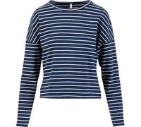 Blutsgeschwister Stereo Rainbow Crew Damen Longsleeve ahoy, sailor blue stripes S