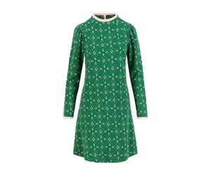Blutsgeschwister Strickkleid Cosy Zen Tangle - circle of love and green S
