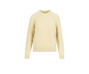 Blutsgeschwister Strickpullover All about Aran - old library white M