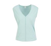 Blutsgeschwister Top Filigree Frontluke - cat’s paw petrol XS