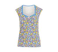 blutsgeschwister Top Let Romance Rule (MPR001221-222-0065) fiori nostalgia