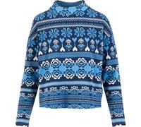 Blutsgeschwister Warm UP Turtle Damen Pullover après glam blue XL