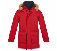 BMS® Alaska Parka Herren mit Fell-Kapuze und SoftLan Obermaterial, Wintermantel atmungsaktiv, ideale Winterjacke mit Größenregulierung, 100% wasserdicht, Oeko-Tex, strapazierfähig, langlebig