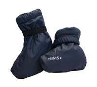 BMS Buddel- und Krabbelschuhe Füsslinge für Babys, gefüttert, SoftSkin marine