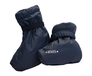 BMS Buddel- und Krabbelschuhe Füsslinge für Babys, gefüttert, SoftSkin marine