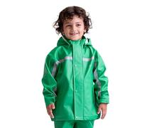 BMS Buddeljacke, Regenjacke für Kinder mit abnehmbarer Kapuze in grün Größe 122