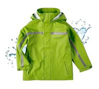 BMS Buddeljacke, Regenjacke für Kinder mit abnehmbarer Kapuze in limette Größe 92