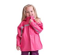 BMS Buddeljacke, Regenjacke für Kinder mit abnehmbarer Kapuze in pink Größe 86