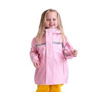 BMS Buddeljacke, Regenjacke für Kinder mit abnehmbarer Kapuze in rosa Größe 110