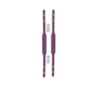 BMS Ersatz Fußstege für Regenhose Silicon Harbour Straps purple 2er Set, inklusive Knöpfe
